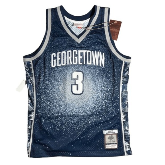 Mitchell & Ness 1995-96 Georgetown‎ Hoyas Allen Iverson Swingman Jersey Men XL - Picture 1 of 6